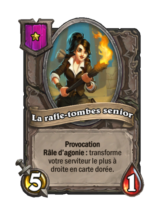 La rafle-tombes senior