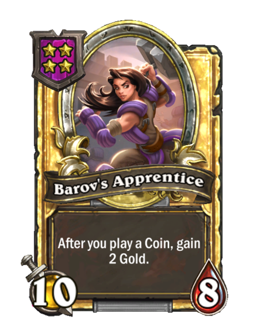 Apprentie de Barov doré