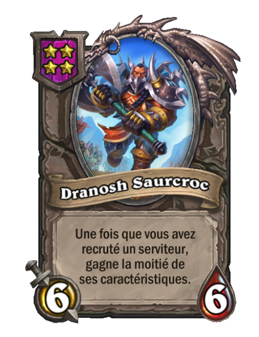 Dranosh Saurcroc carte Champs de bataille