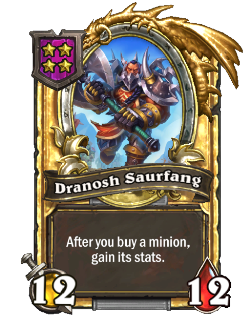 Dranosh Saurcroc carte dorée (triple)