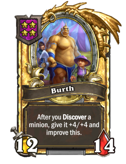 Burth carte dorée (triple)