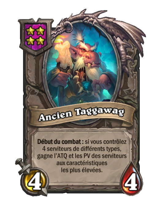 Ancien Taggawag carte Champs de bataille