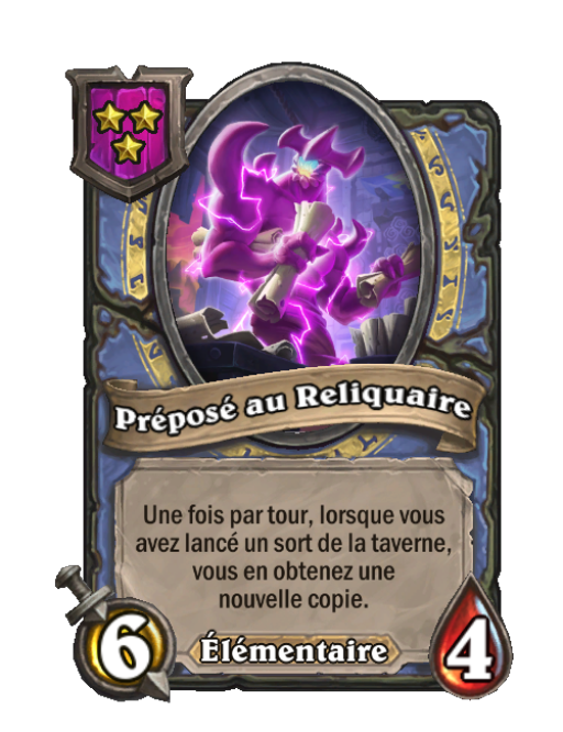 Préposé au Reliquaire carte Champs de bataille