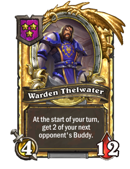 Gardien Thelwater doré