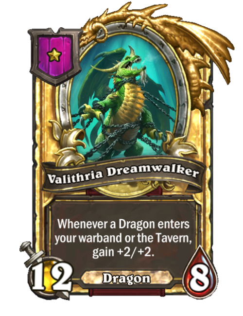 Valithria Marcherêve carte dorée (triple)