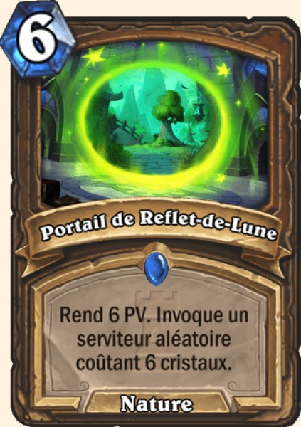 Portail de Reflet-de-Lune carte Hearhstone
