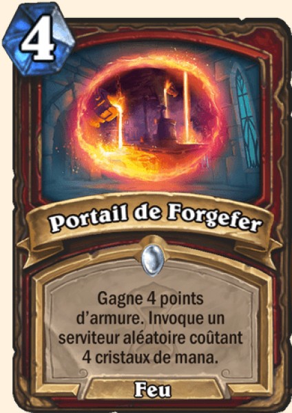 Porail de Forgefer carte Hearhstone