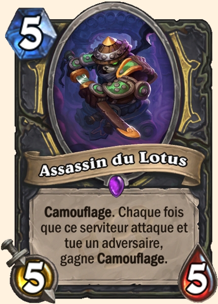 Assassin du lotus carte Hearhstone