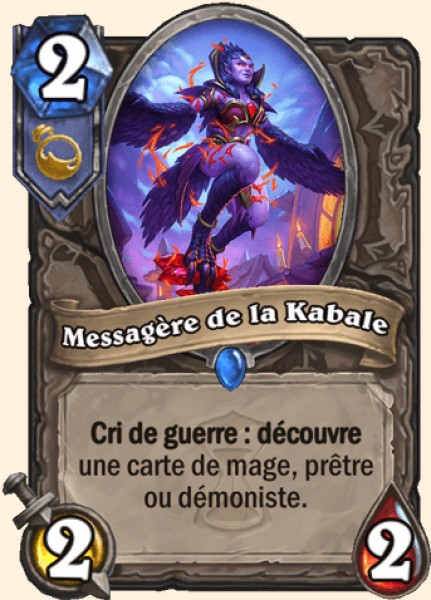 Kabal Courier carte Hearhstone