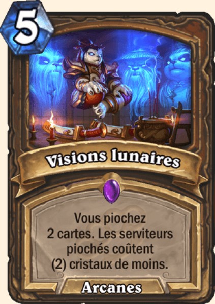 Visions lunaires carte Hearhstone