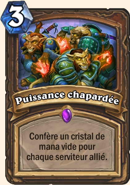 Puissance chapardee carte Hearhstone