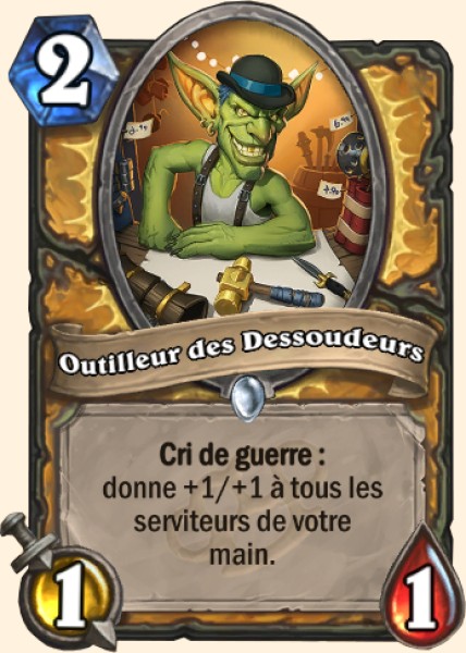 Grimmestreet Outfitter carte Hearhstone