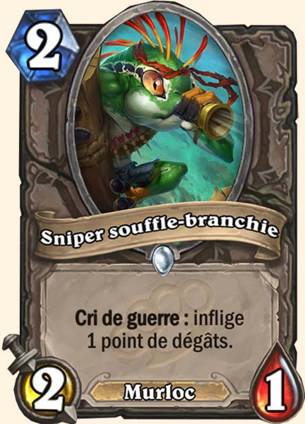 Blowgill Sniper carte Hearhstone