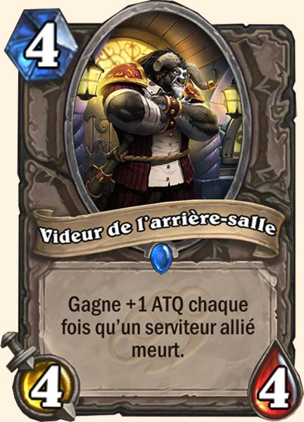 Backroom Bouncer carte Hearhstone