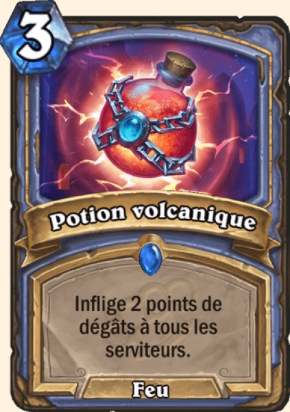 Potion volcanique carte Hearhstone