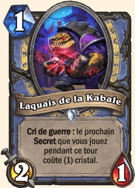 Kabal Lackey carte Hearhstone