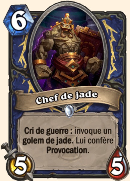 Jade Chieftain carte Hearhstone