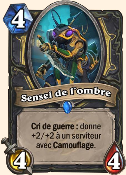 Shadow Sensei carte Hearhstone