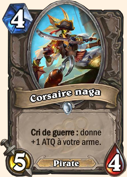 Corsaire naga carte Hearhstone