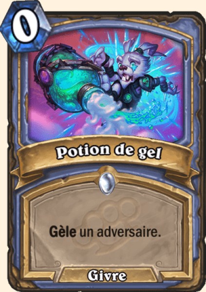 Potion de gel carte Hearhstone