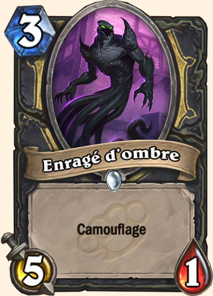Enrage de l'ombre carte Hearhstone