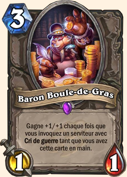 Blubber Baron carte Hearhstone