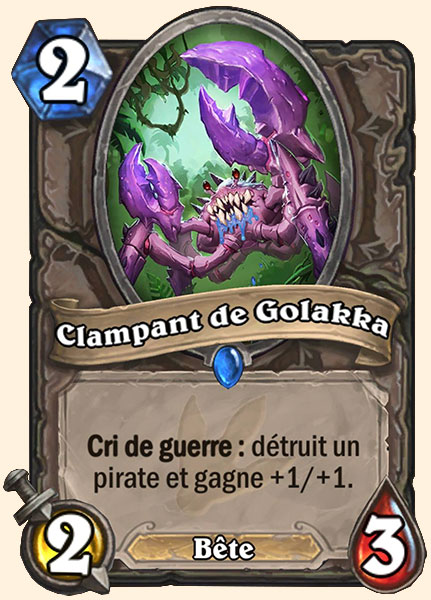 Rampant Golakka carte Hearhstone