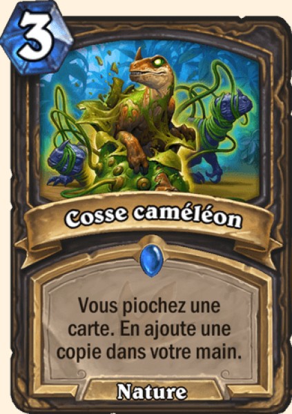 Cosse cameleon carte Hearhstone