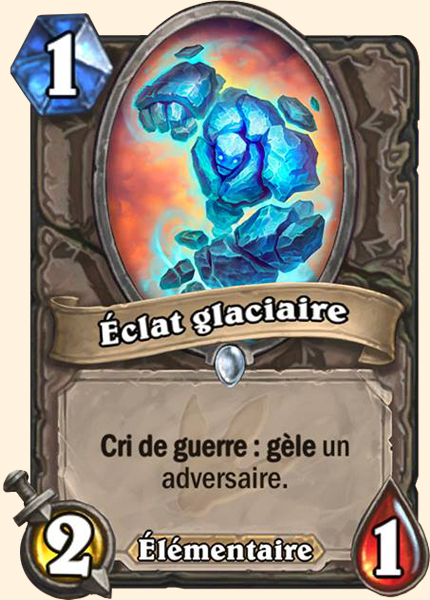 Glacial shard carte Hearhstone