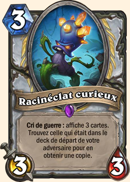 Curious Glimmerroot carte Hearhstone