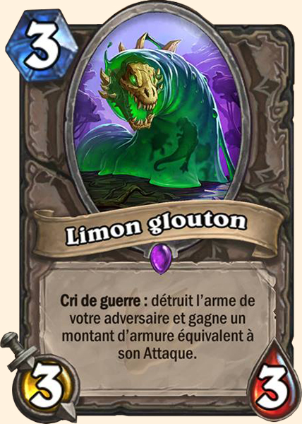 Limon glouton carte Hearhstone