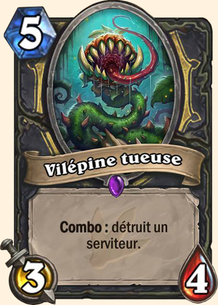 Vilespine Slayer carte Hearhstone