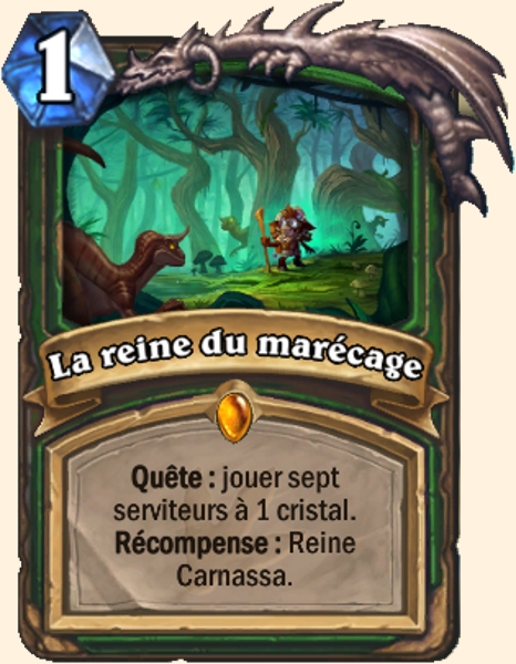La reine du marecage carte Hearhstone