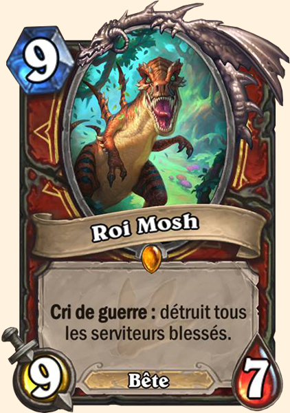 Roi Mosh carte Hearhstone
