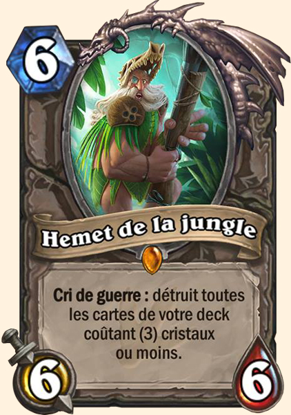 Hemet, Chasseur de la jungle carte Hearhstone