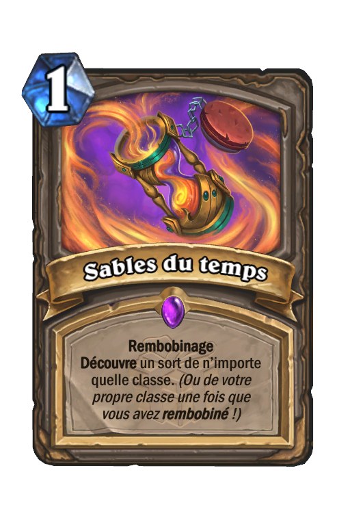 Sands of Time carte Hearthstone