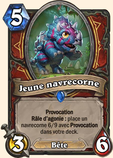 Direhorn Hatchling carte Hearhstone