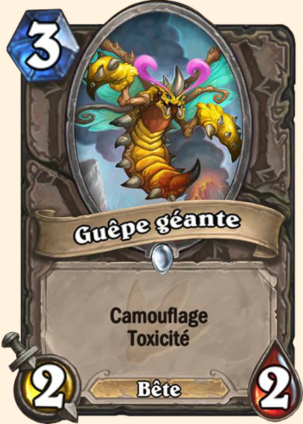 Guepe geante carte Hearhstone