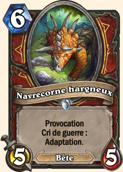 Ornery Direhorn carte Hearhstone