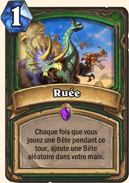 Ruee carte Hearhstone
