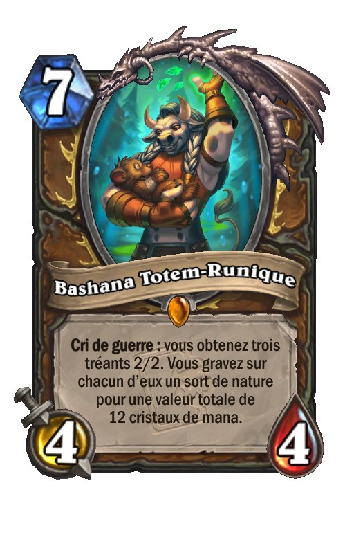 Bashana Runetotem carte Hearthstone