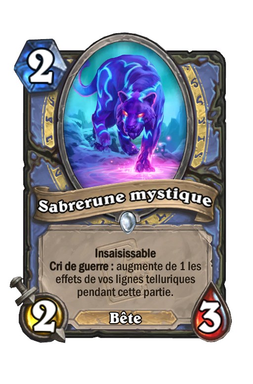 Mystic Runesaber carte Hearthstone