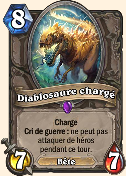 Diablosaure charge carte Hearhstone