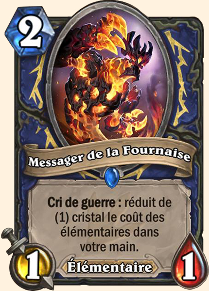 Heraut de la fournaise carte Hearhstone