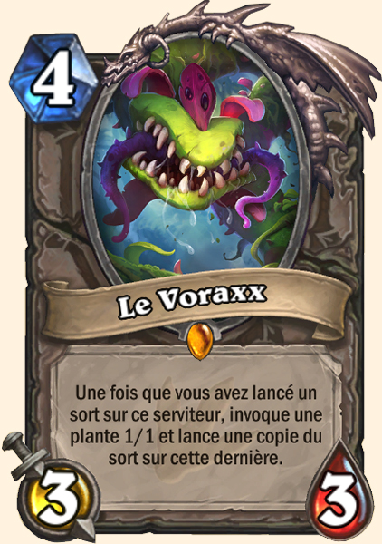 Le Voraxx carte Hearhstone