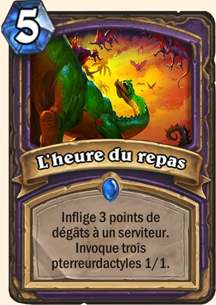 L'heure du repas carte Hearhstone