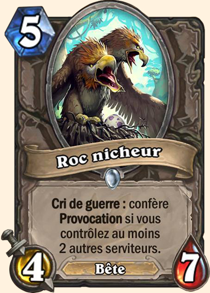 Nesting Roc carte Hearhstone