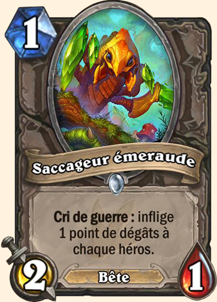 Devastateur d'emeraude carte Hearhstone