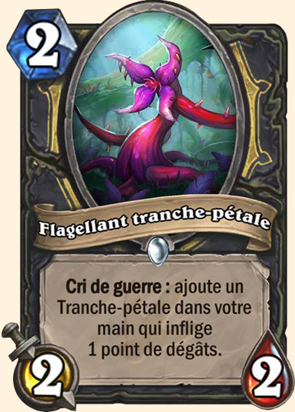 Razorpetal Lasher carte Hearhstone