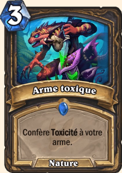 Empoisonner l'arme carte Hearhstone